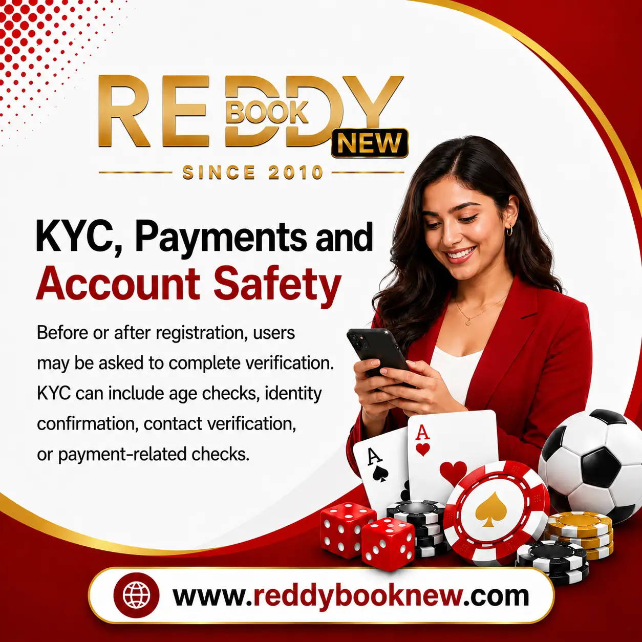 KYC, Payments and Account Safety on Reddy Book New