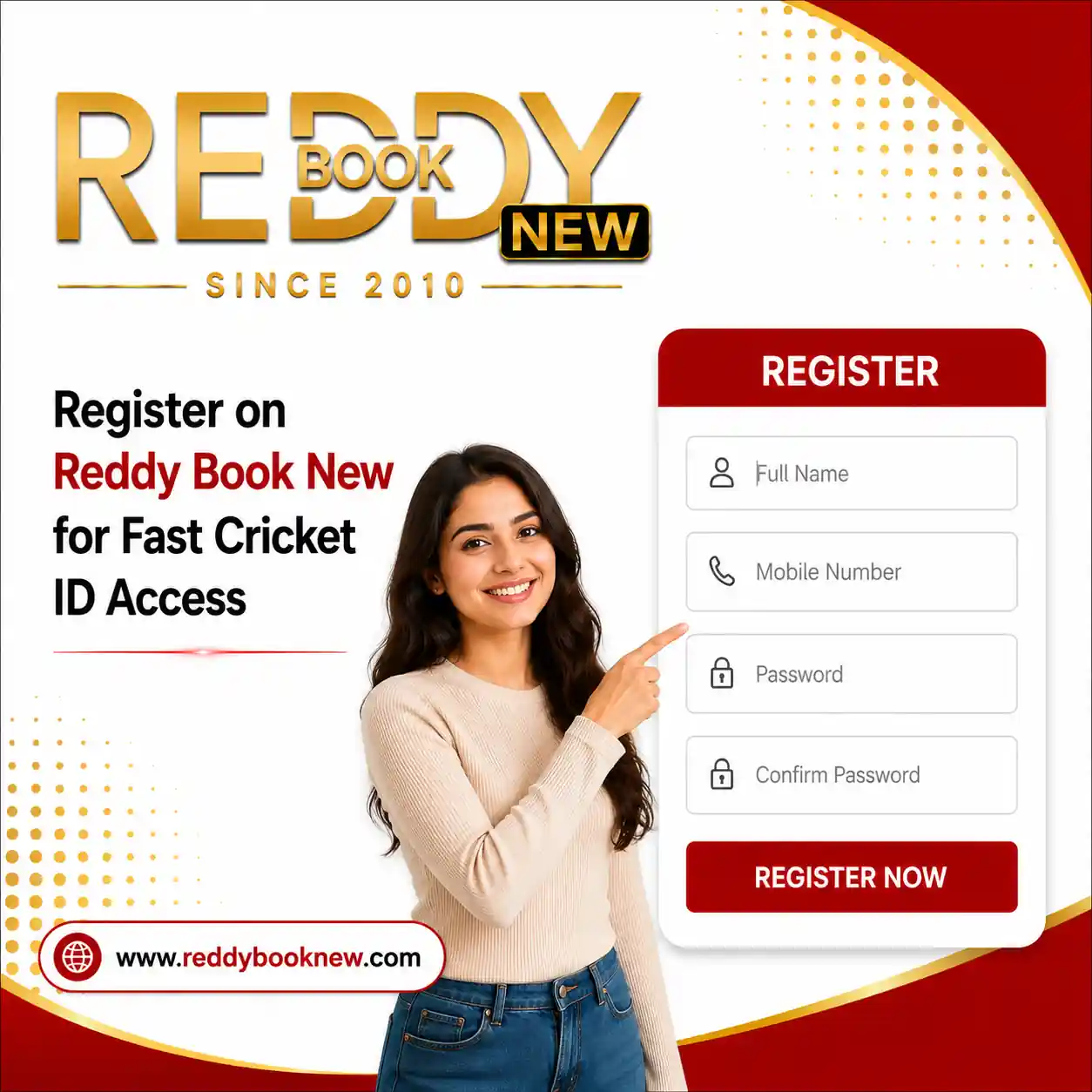 Register on Reddy Book 