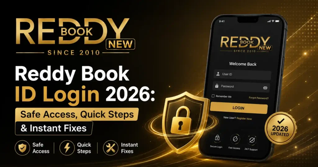 Reddy Book ID Login 2026: Safe Access, Quick Steps & Instant Fixes