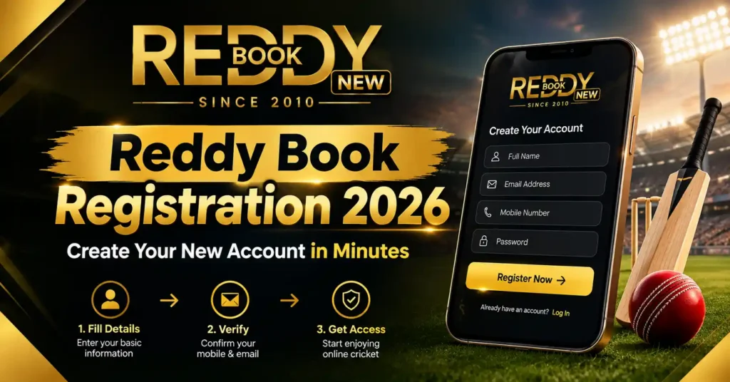 Reddy Book Registration 2026: Create Your New Account in Minutes