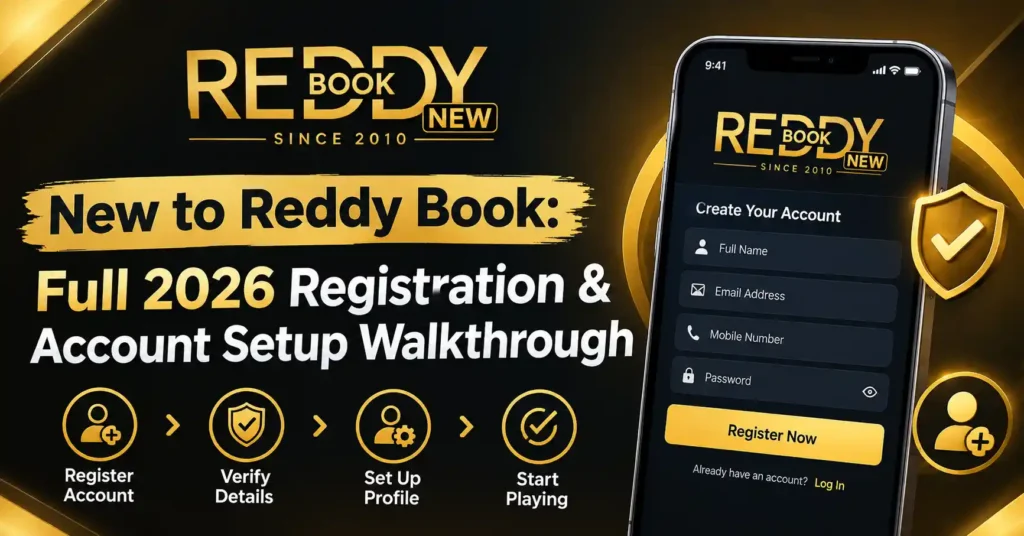 New to Reddy Book: Full 2026 Registration & Account Setup Walkthrough